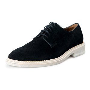 Mark Jacobs Black Suede Leather Casual Oxfords